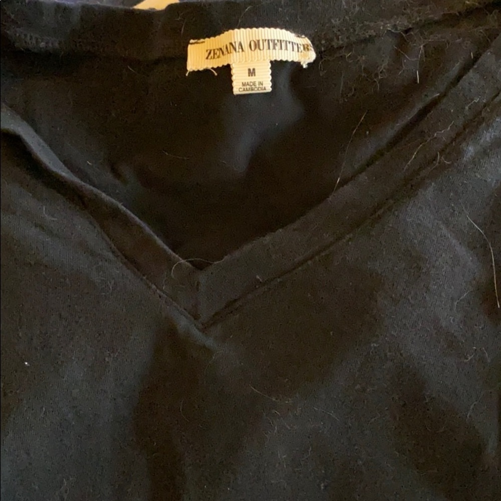 Medical black v neck T-shirt good condition.